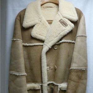 Vintage Robert Lewis Idea Genuine Shearling Rancher Coat